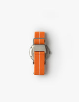 MUS-01 KHAKI P 34MM + ORANGE PARACHUTE STRAP SET