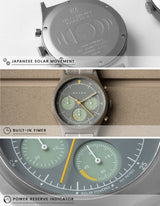 Solar chronograph watches for men
