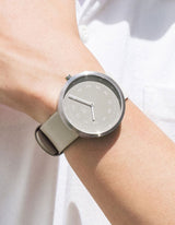 Smoke Green Offwhite minimalist watches men