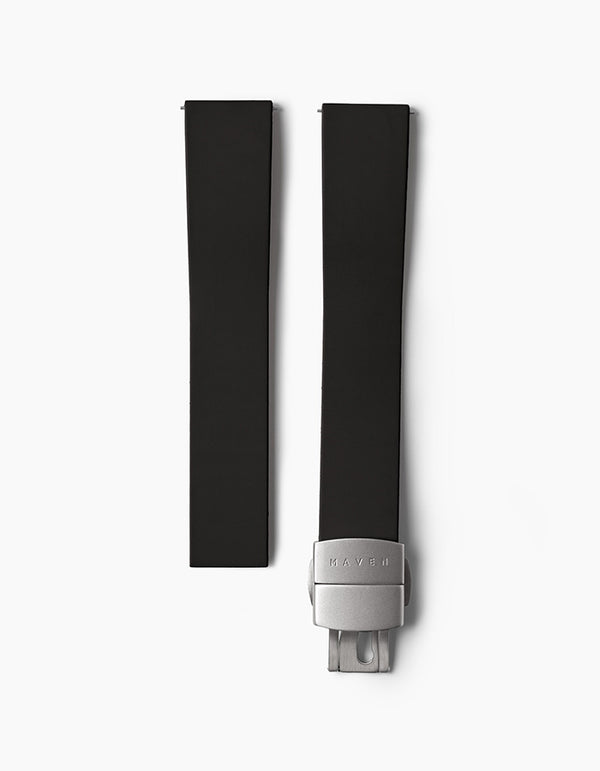 Black CTS FKM Rubber Strap