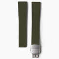 Olive FKM rubber watch dtrap