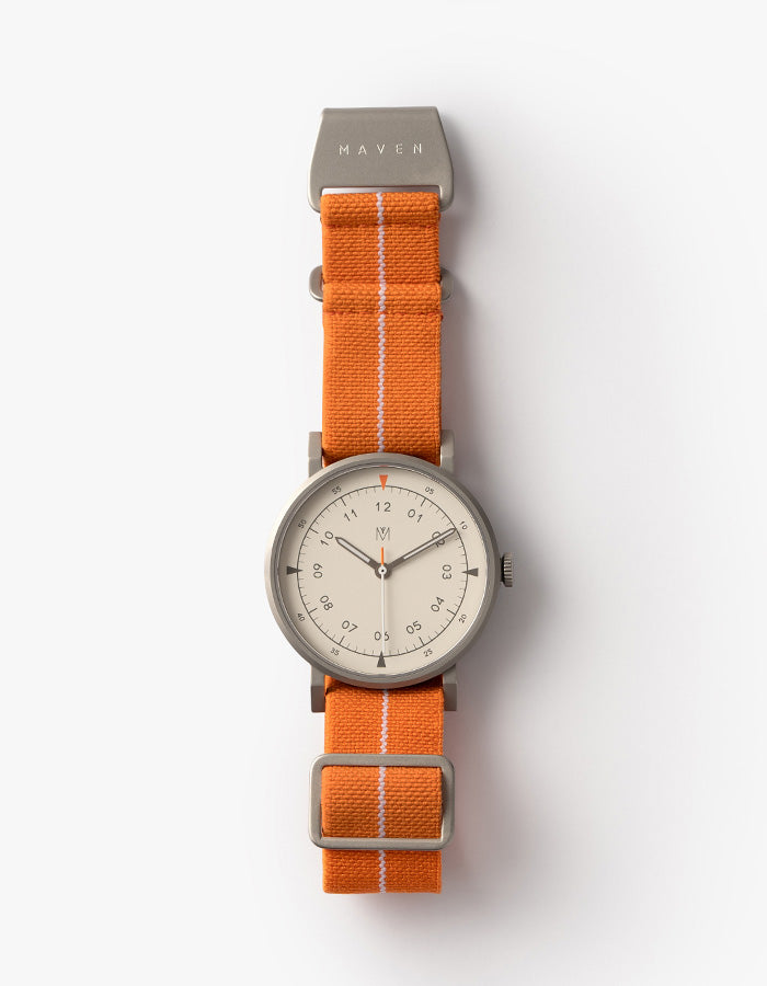 Orange Watch Apple Watch Bands by Maven Watches MAVEN WATCHES