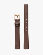 Symmetria Series - Mahogany Leather Watch Strap