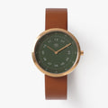 Dusty Olive minimalist womens watch