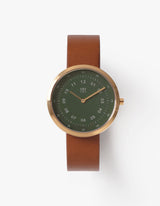 Dusty Olive minimalist womens watch