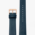 Navy leather watch bands