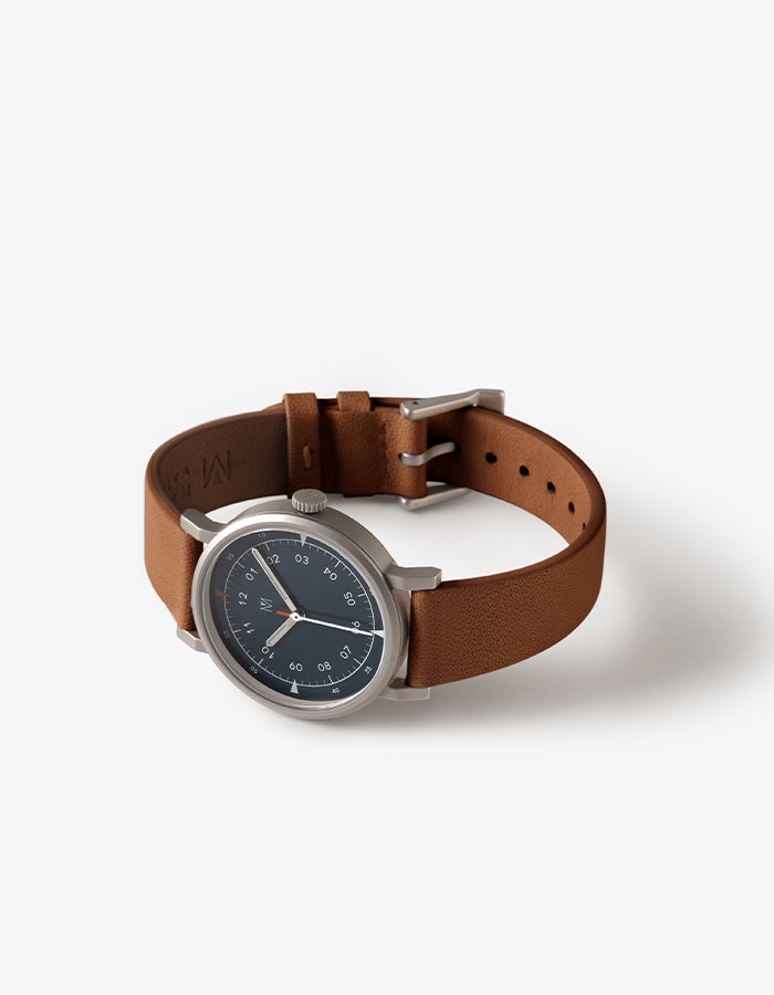 Brown minimalist womens watch