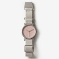 Gray minimalist womens watch