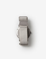 Gray mens field watch